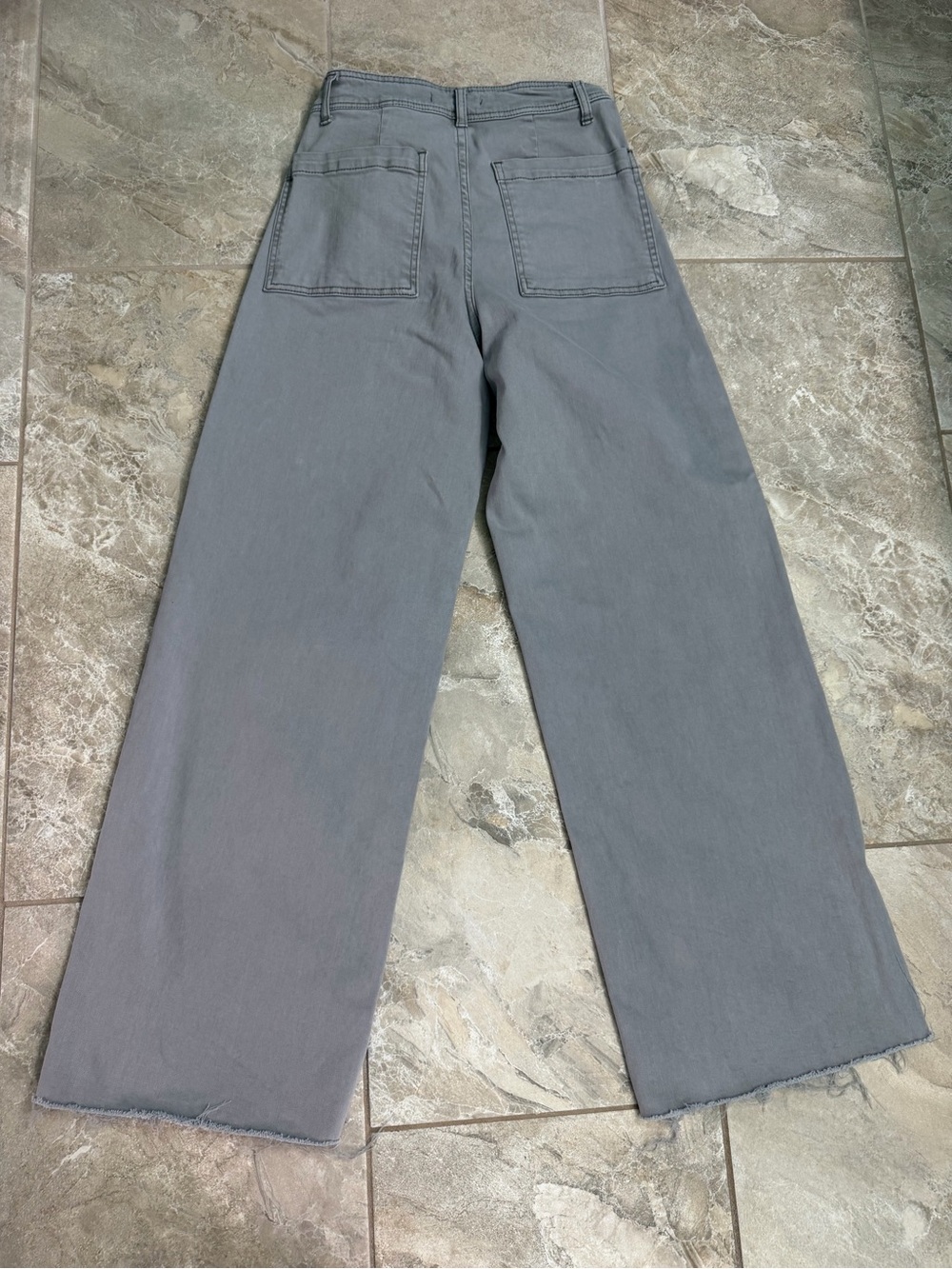 OAT New York Gray Wide Leg Pants - Picture 3 of 9